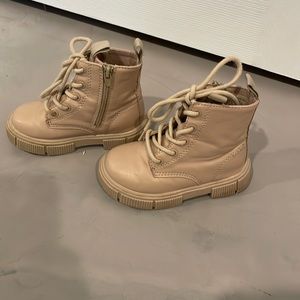 Toddler Zara combat boots size 5.5